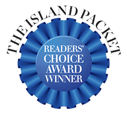 The Island Packed Choice Winner Logo.