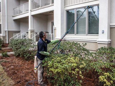 Professional window cleaning service